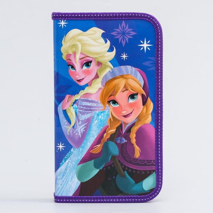 Пенал каркасный, 1 секция, 115х205х30 мм, ламинированный картон, Холодное сердце Пенал каркасный, 1 секция, 115х205х30 мм, ламинированный картон, Холодное сердце