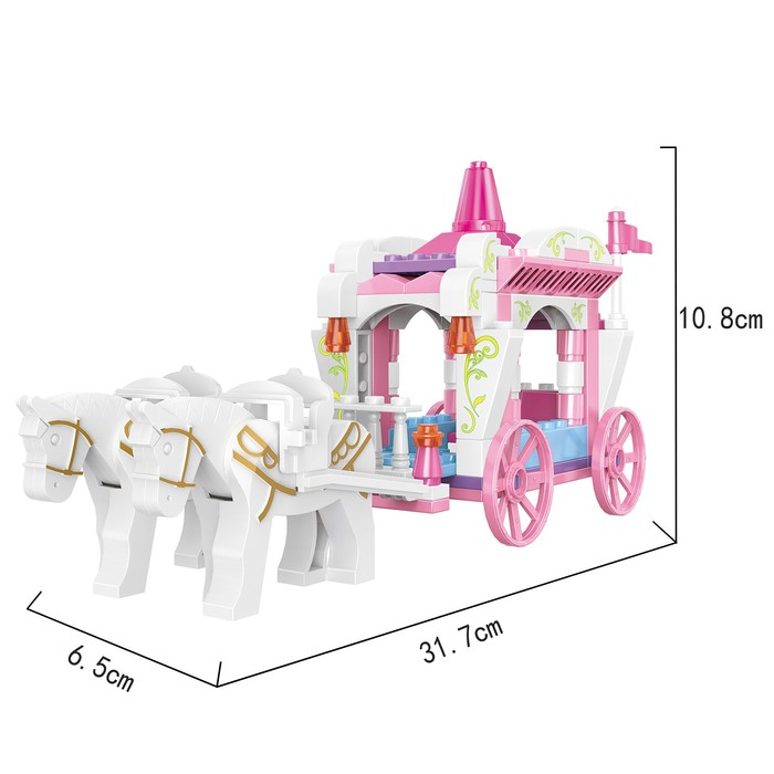 Конструктор &laquo;Девчонки: королевская карета&raquo;, 98 деталей