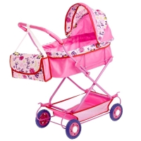 Коляска кукольная № 7, цвета МИКС Коляска кукольная № 7, цвета МИКС