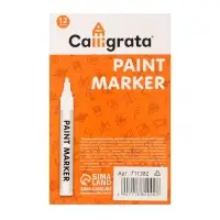 Маркер-краска, лаковый наконечник, пулевидный 4 мм, ширина линии 2.5 мм, серебристая, цена за 1 штуку