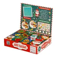 UNICON Конструктор "Адвент-календарь", Дед Мороз и камин