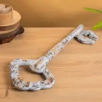 Сувенир &laquo;Ключ от счастья&raquo;, 4.5&times;21&times;50 +/- 3 см, дерево, голубой