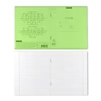 Тетрадь 12 листов в линейку ErichKrause &laquo;Классика CoverPrо Neon&raquo;, пластиковая обложка, блок офсет, белизна 100%, зелёная