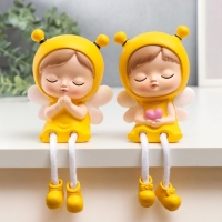 Сувенир полистоун "Малышка-бабочка с длинными ножками" набор 2 шт 18х7х8 см Сувенир полистоун "Малышка-бабочка с длинными ножками" набор 2 шт 18х7х8 см