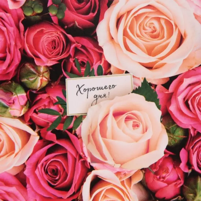 Кондитерская упаковка, коробка для макарун с PVC крышкой, &laquo;Цветы&raquo;, 18 х 12 х 3.5 см