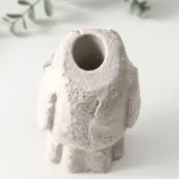 Подсвечник для тонкой свечи &laquo;Истукан&raquo;, 12.5&times;7&times;8 см, под камень