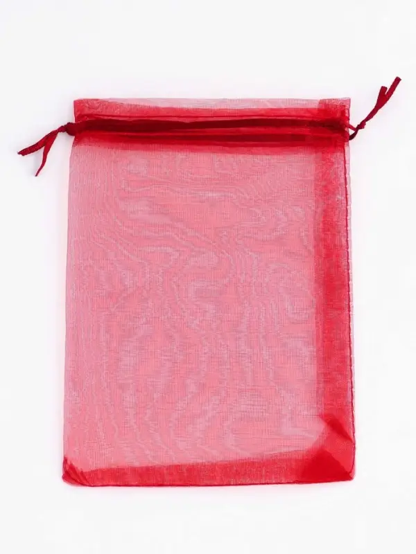 Кожанная подарочная сумочка 14 х 6,5 х 12,8 см красная