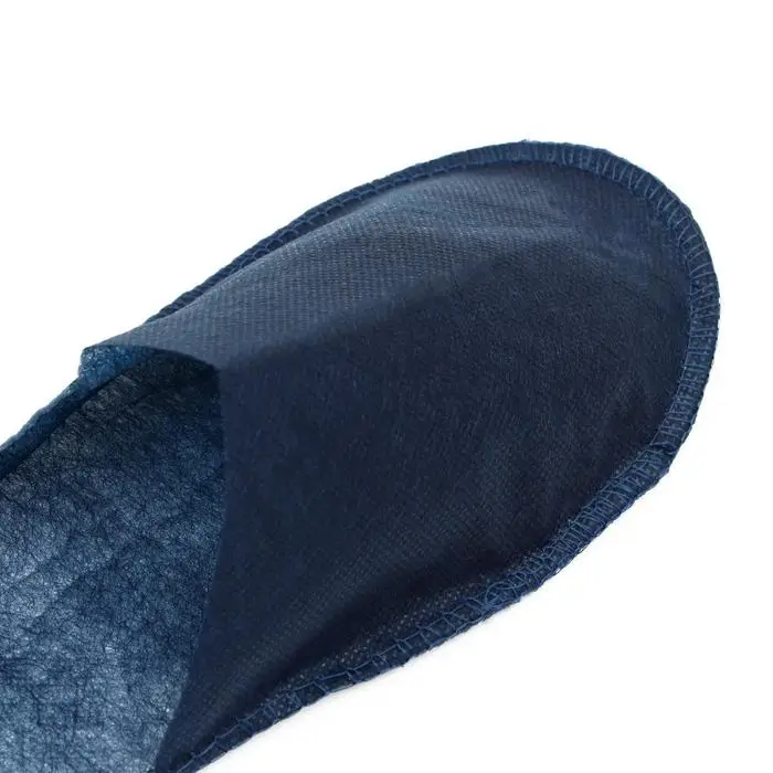 Тапочки одноразовые Эконом синие, закрытый мыс