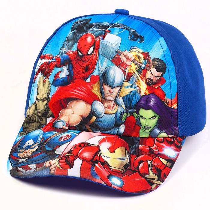 Кепка детская для мальчика, размер 52-56, Мстители Кепка детская для мальчика, размер 52-56, Мстители