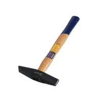 Молоток сварщика ТУНДРА, двухсторонний плоский боек, деревянная рукоятка из бука, 300 г