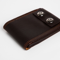 Портмоне мужское на магнитах, цвет коричневый Портмоне мужское на магнитах, цвет коричневый