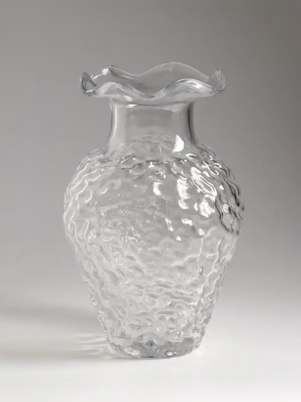 Ваза стекло настольная "Торилл" 26х14,5 см, прозрачный