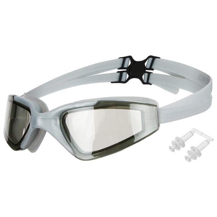 Очки для плавания ONLITOP, беруши, цвета МИКС