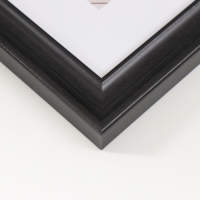 Фоторамка пластик "МИРАМ" 15х15 см коричневый (пластиковый экран)