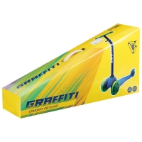 Самокат GRAFFITI, колёса световые PU 110/75 мм, ABEC 7 Самокат GRAFFITI, колёса световые PU 110/75 мм, ABEC 7