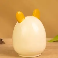 Деревянная кукла кокеши "Тигренок" цв. белый, 6х6х9 см