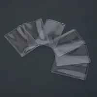 Обложка для проездного, вмещает 2 карты, 50 шт., 250 мкн, прозрачная