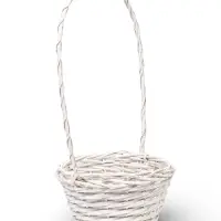 Набор корзин 2 шт, 27х77х17, 19х19х13,  лоза белый