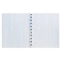 Тетрадь на гребне A5 96 листов в клетку Calligrata Чёрная, пластиковая обложка, блок офсет