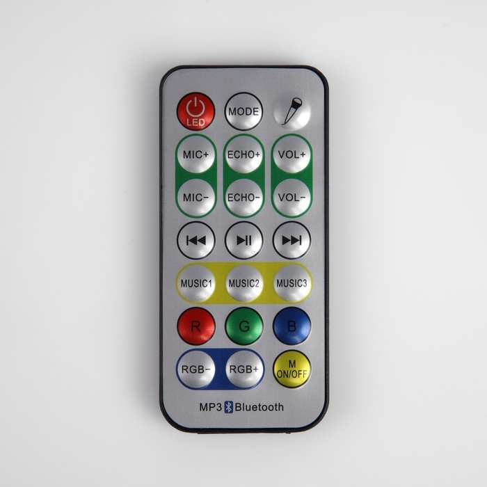 Световой прибор &laquo;Караоке&raquo; 20 см, динамик, микрофон, свечение RGB, 5 В