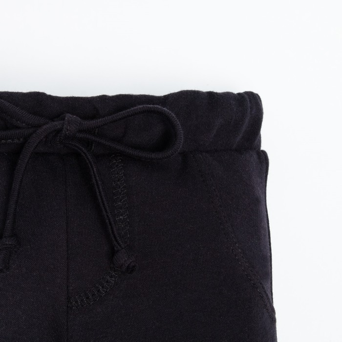 Штанишки детские Крошка Я Штанишки детские Крошка Я "Little Boss", рост 62-68 см, цвет чёрный