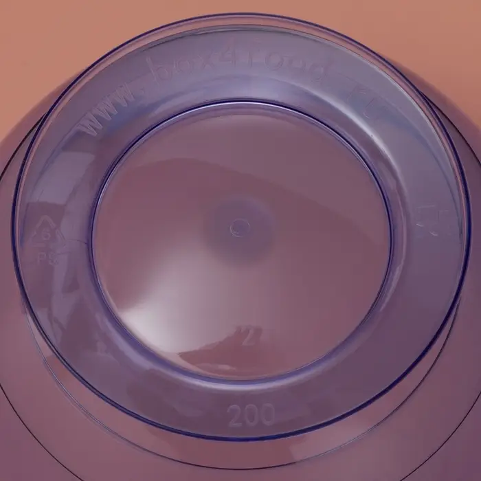 Креманка пластиковая одноразовая &laquo;Кристалл&raquo;, 200 мл, синяя