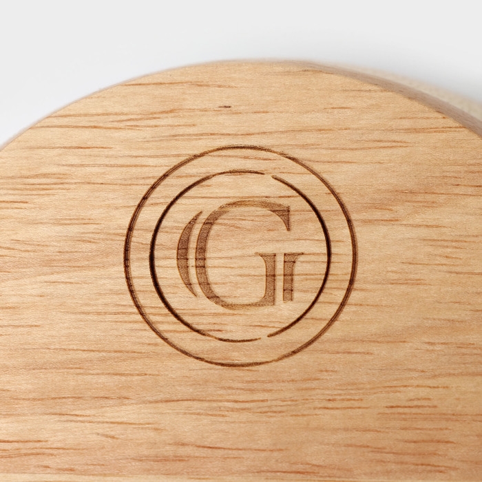 Тарелка - салатник круглый, 15&times;7 см, гевея