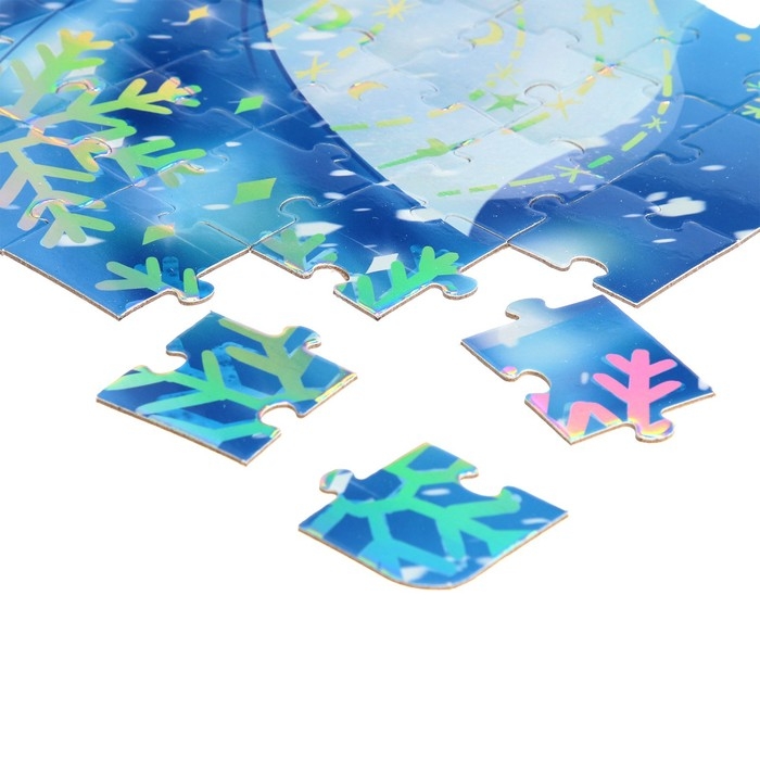 Голографический пазл &laquo;Снежная принцесса&raquo;, 120 деталей