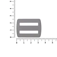 Пряжка &mdash; регулятор ремня Fermo, серая