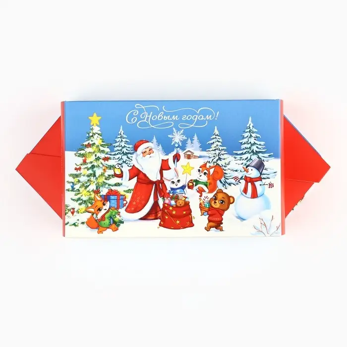 Складная новогодняя коробка-конфета &laquo;Чудес и волшебства&raquo;, 9.3 х 14.6 х 5.3 см