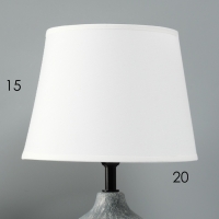 Лампа настольная "Тезис" 1х40Вт Е14  серый   20х20х32см