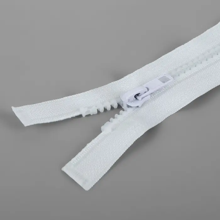 Молния &laquo;Трактор&raquo;, №5, разъёмная, замок автомат, 60 см, белая