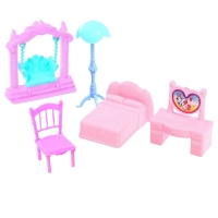 Кукольный дом &laquo;Тёмный домик&raquo;, 2 куклы, мебель, аксессуары