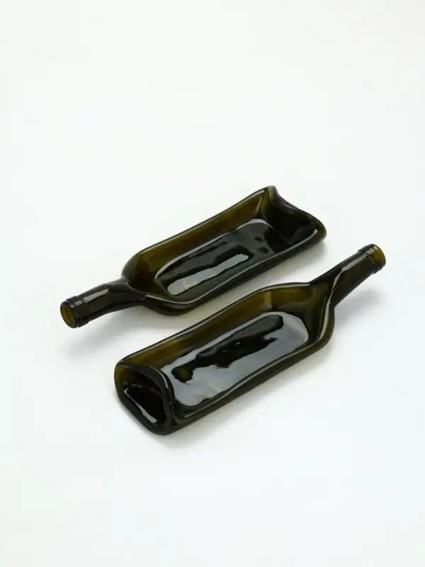 Тарелка бутылка, сервировочная, набор 2 шт.