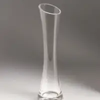 Ваза стекло настольная "Николетт" 20х5 см, прозрачный