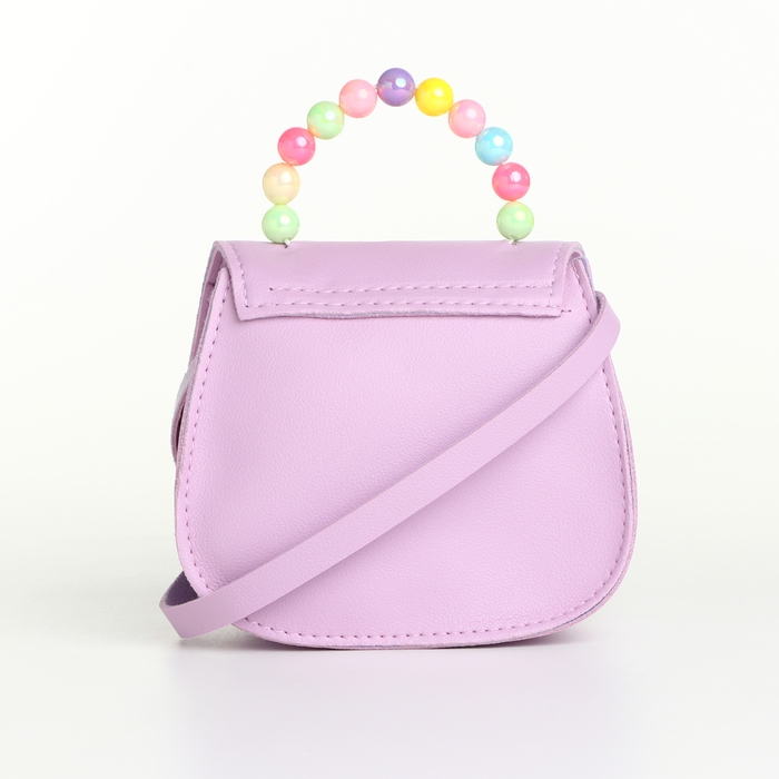 Сумка детская для девочки на клапане &laquo;Выбражулька&raquo;, цвет лиловый