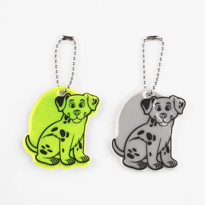 Светоотражающий элемент &laquo;Далматинец&raquo;, двусторонний, 5.8&times;5.3 см, МИКС