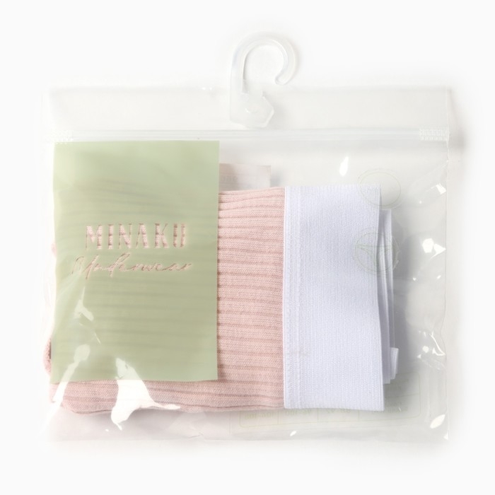 Трусы бразилиана MINAKU рубчик размер 48-50, цвет бежевый