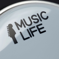 Пластик для барабана Music Life 6 дюймов, белый Пластик для барабана Music Life 6 дюймов, белый