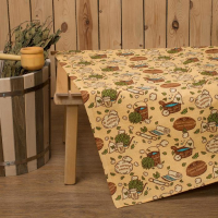 Простыня для бани "С легким паром" 150х180 см, хлопок вафельное полотно Простыня для бани "С легким паром" 150х180 см, хлопок вафельное полотно