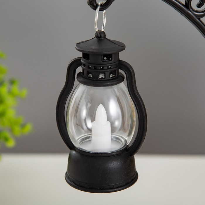 Ночник Ночник "Ночной фонарь" LED от батареек 3хAG10 черный 12х19х25 см