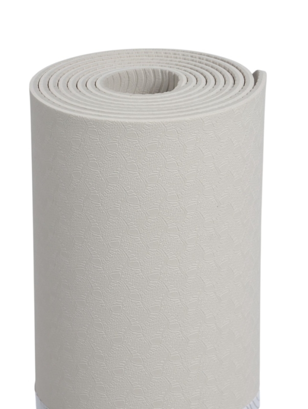 Коврик для йоги и фитнеса Sangh, 183х61х0,4 см цвет молочный/светло-коричневый