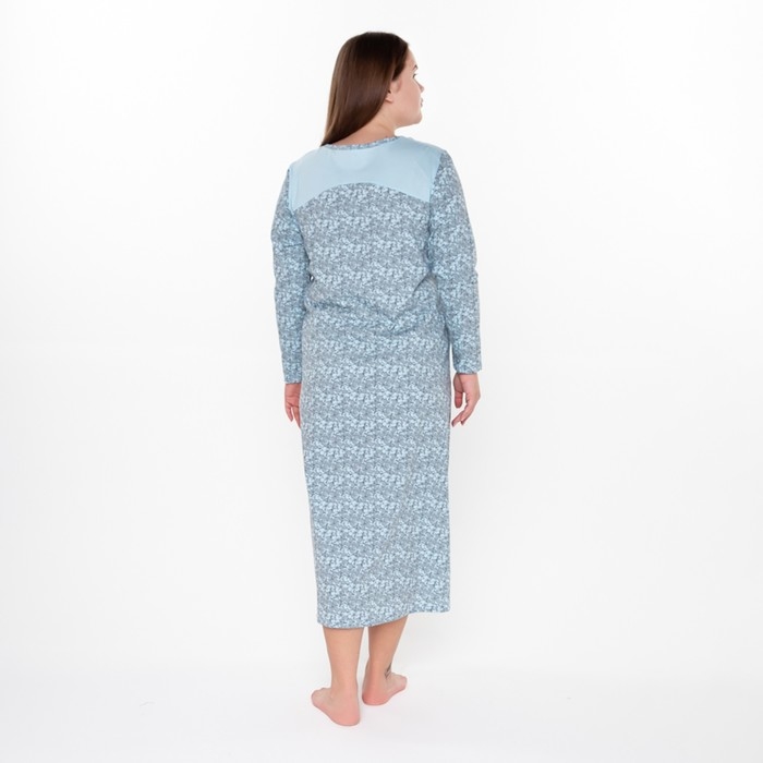 Ночная сорочка женская, цвет голубой, размер 56 Ночная сорочка женская, цвет голубой, размер 56