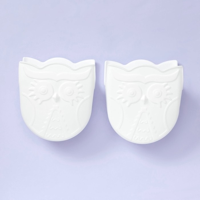 Набор прихваток для горячего Набор прихваток для горячего "Совушка", 2 шт, 10х11х7см, цвет белый
