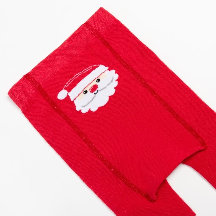 Новый год.Колготки Крошка Я Новый год.Колготки Крошка Я "Дед Мороз", красный, рост 74-80 см