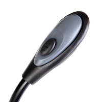 Лампа для чтения на прищепке "Лоск, серая" 1LED 25х2х3,5 RISALUX