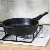 Сковорода &laquo;Гранит Star&raquo;, d=28 см, съёмная ручка, антипригарное покрытие, тёмно-синий