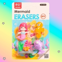 Игровой набор ластиков &laquo;Русалочка&raquo;, 4 шт., МИКС