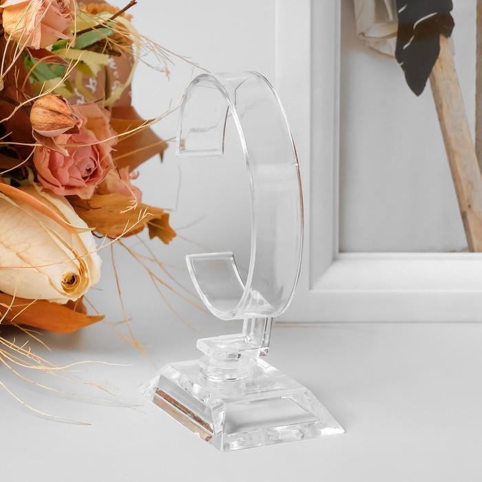 Подставка для часов/браслетов, основание 3,5×5,5×10 см, оргстекло 2 мм Подставка для часов/браслетов, основание 3,5×5,5×10 см, оргстекло 2 мм