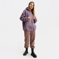 Худи женское НАЧЁС, цвет темно-бордовый, размер M (42-46)